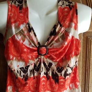 Simply French Sleeveless Boho Blouse